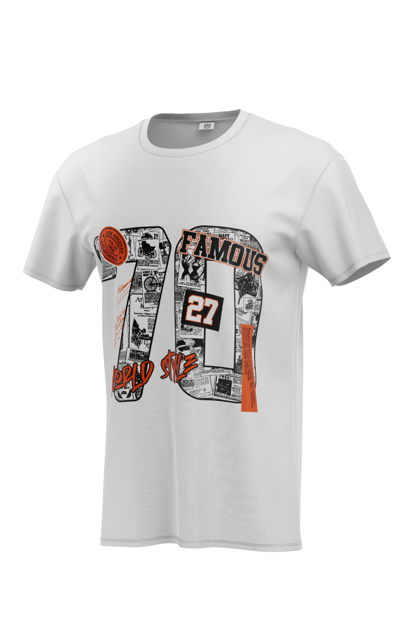 70 Graphic Cotton Men T Shirt