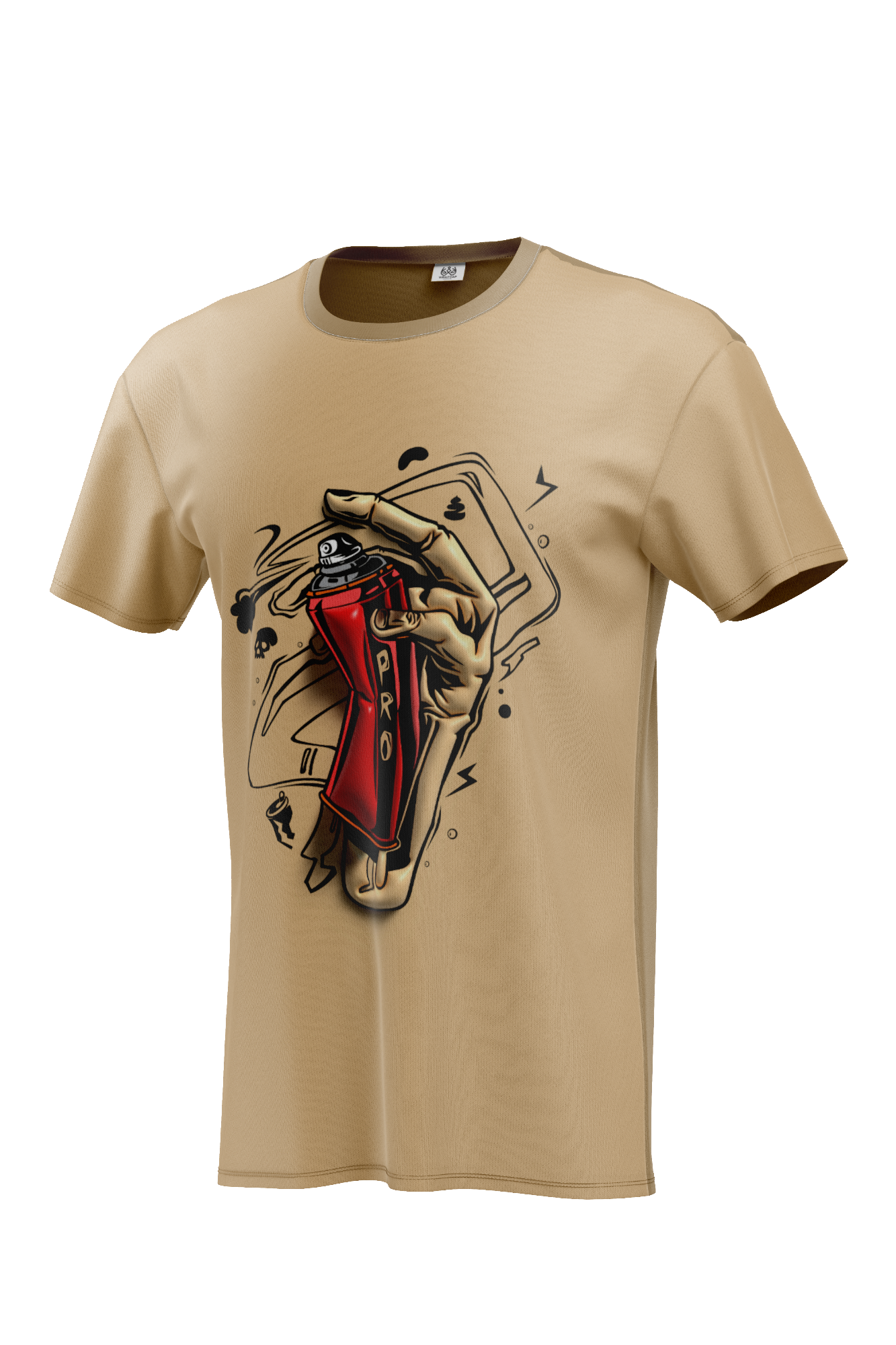Paint Can Cotton Men T Shirt