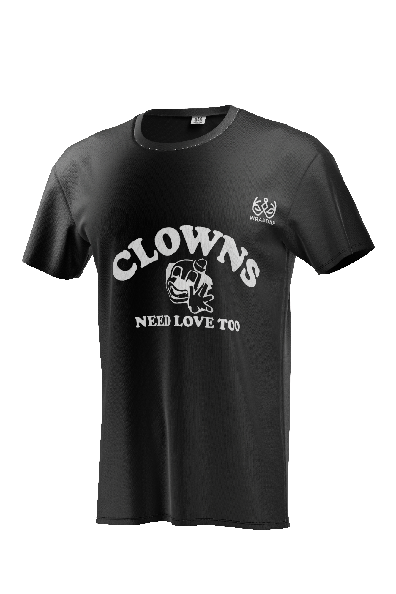 Clown Black Unisex Oversized T-Shirt