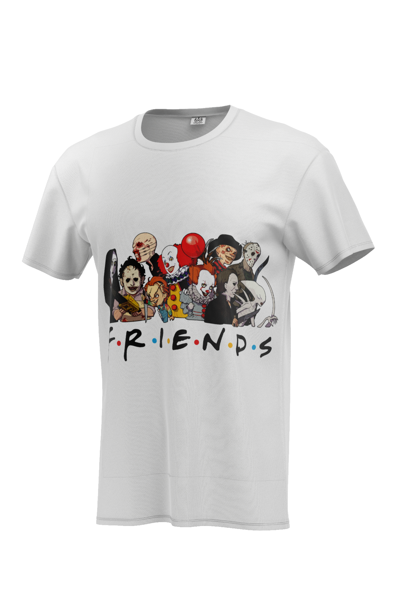 Friends White Unisex Oversized T-Shirt