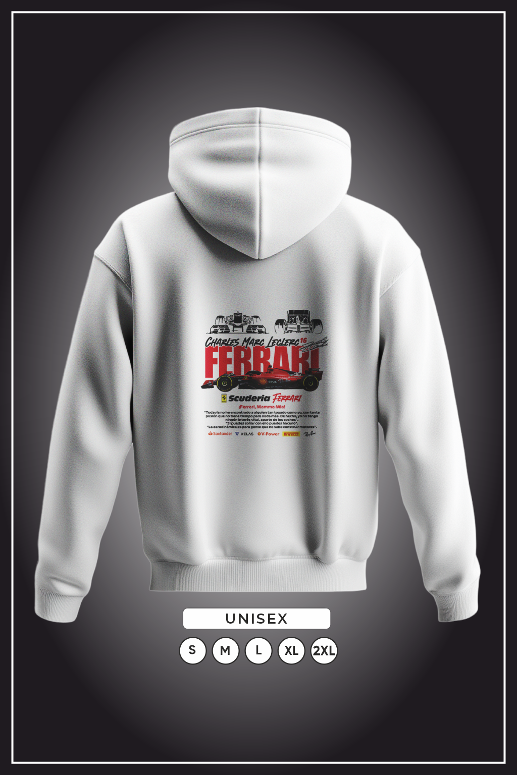 Ferrari Charles Graphic Hoodie